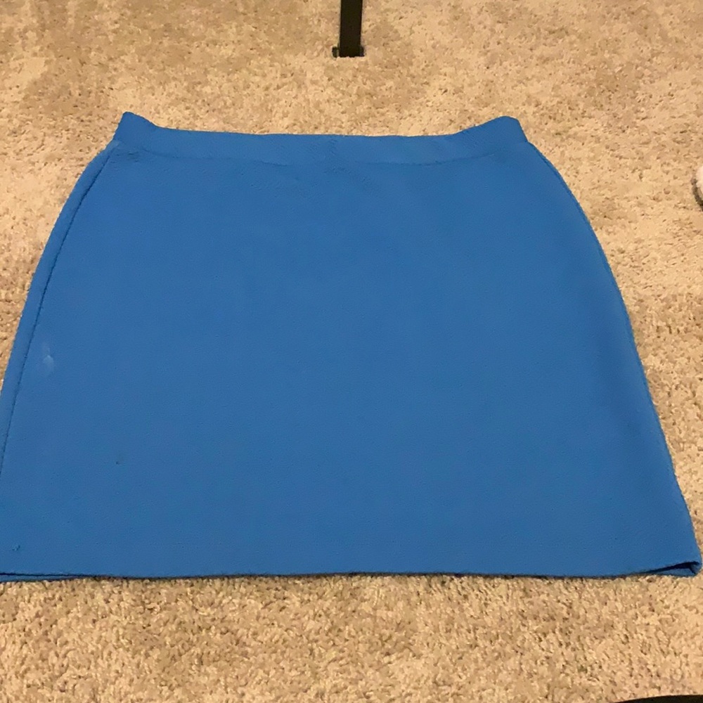 Blue mini skirt